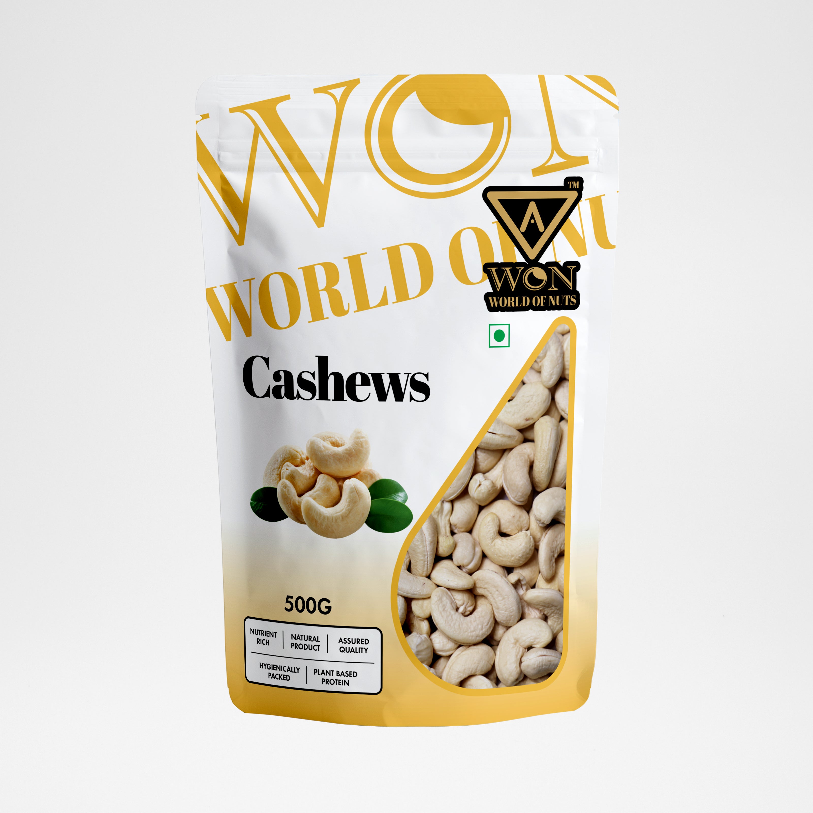 AWON Premium Cashews 500g pack – fresh creamy cashews online