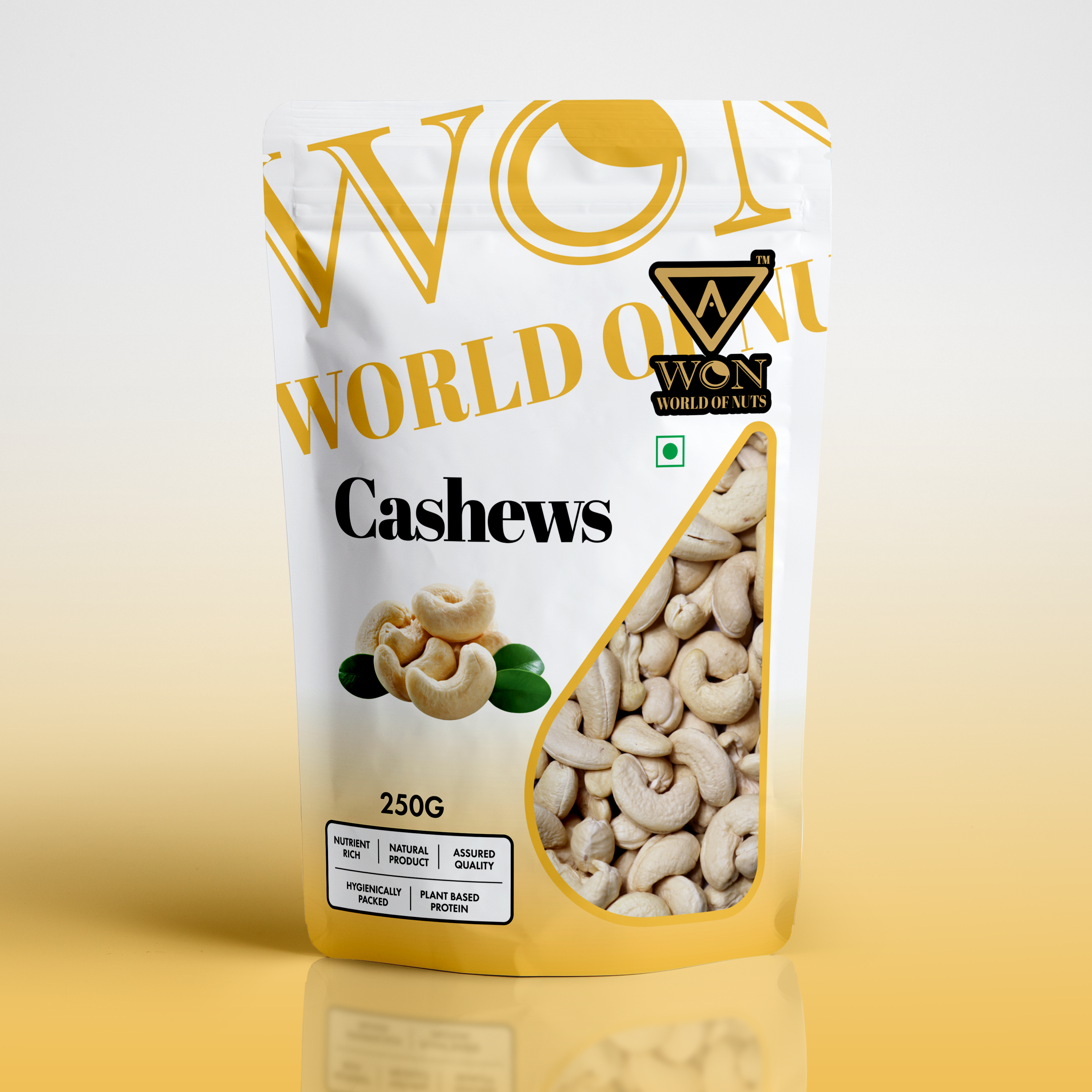 Natural creamy cashews 4-pack from AWON World of Nuts