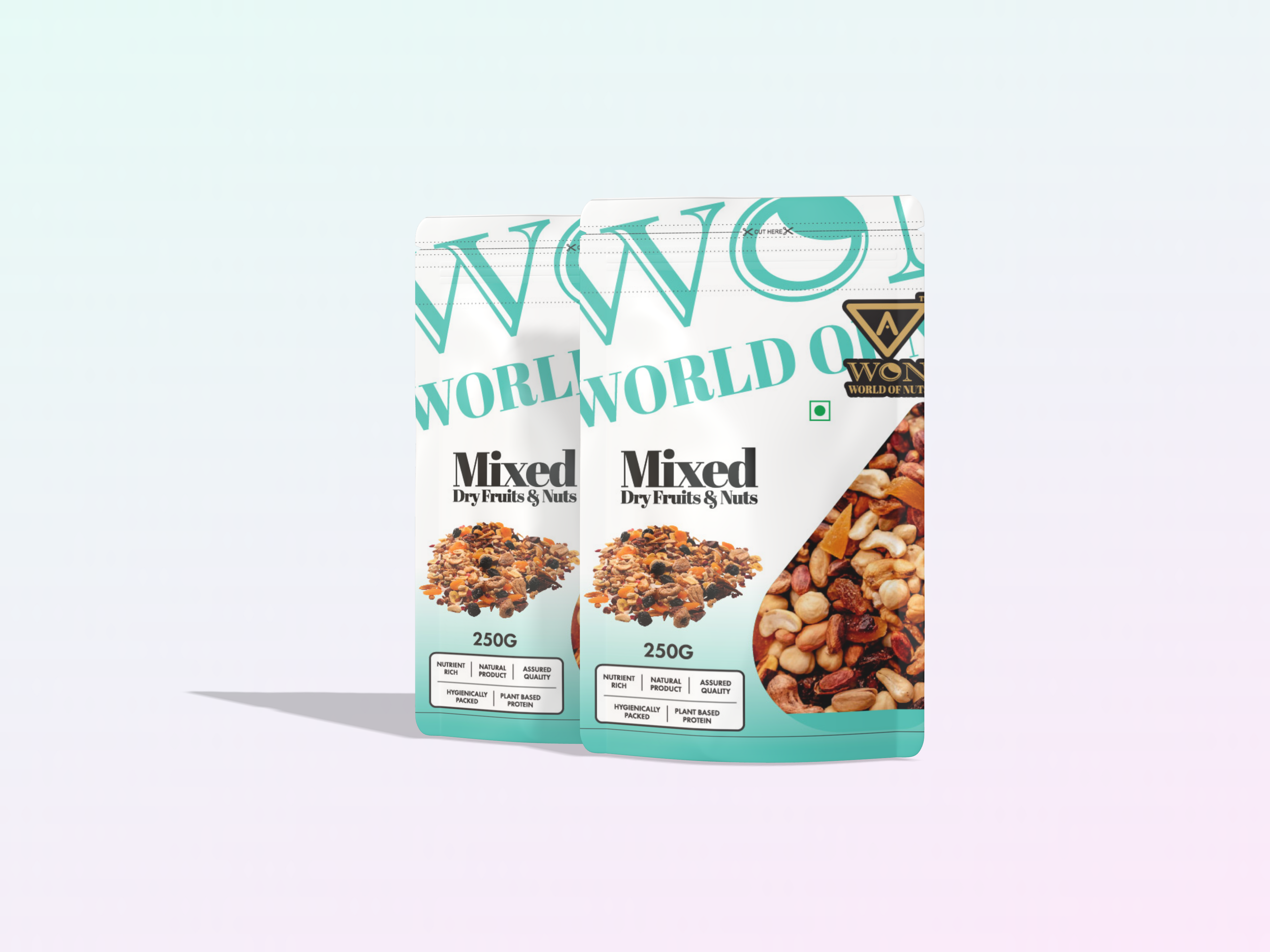 Twin pack mixed dry fruits AWON