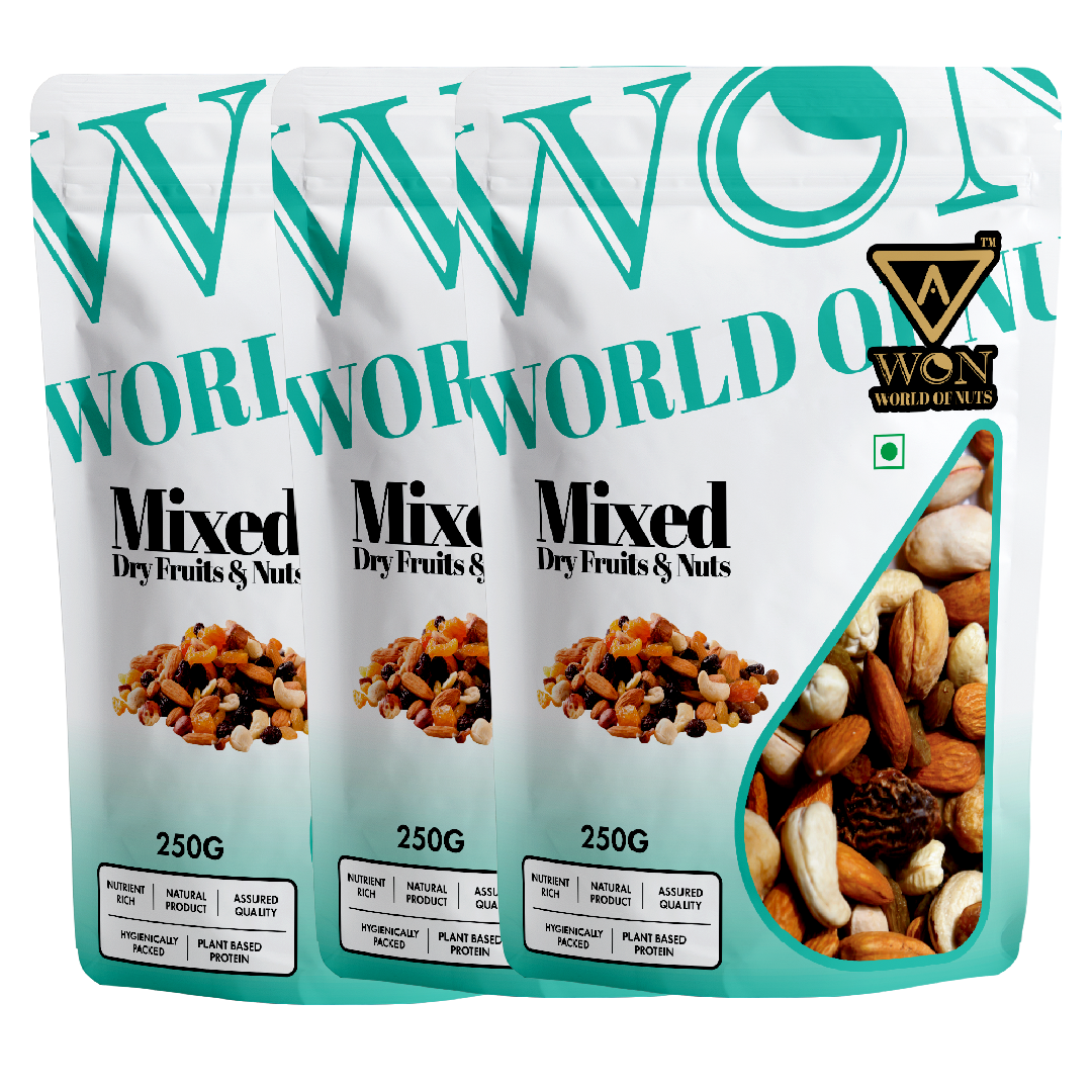AWON mixed dry fruits pack of 3