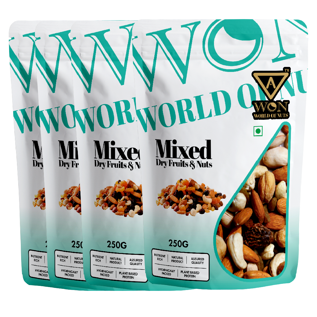 AWON mixed dry fruits pack of 4