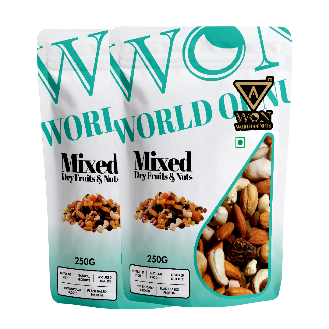 AWON mixed dry fruits pack of 2
