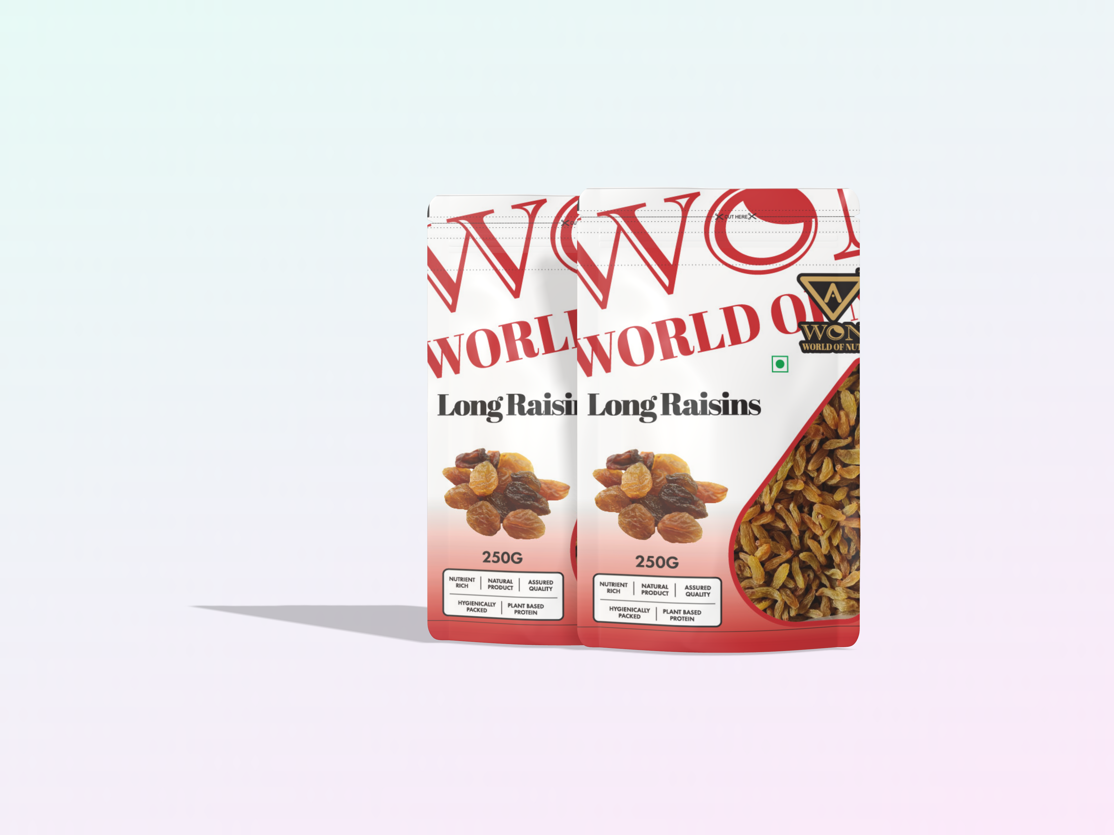 Twin pack AWON raisins – fresh, juicy, and sun-dried