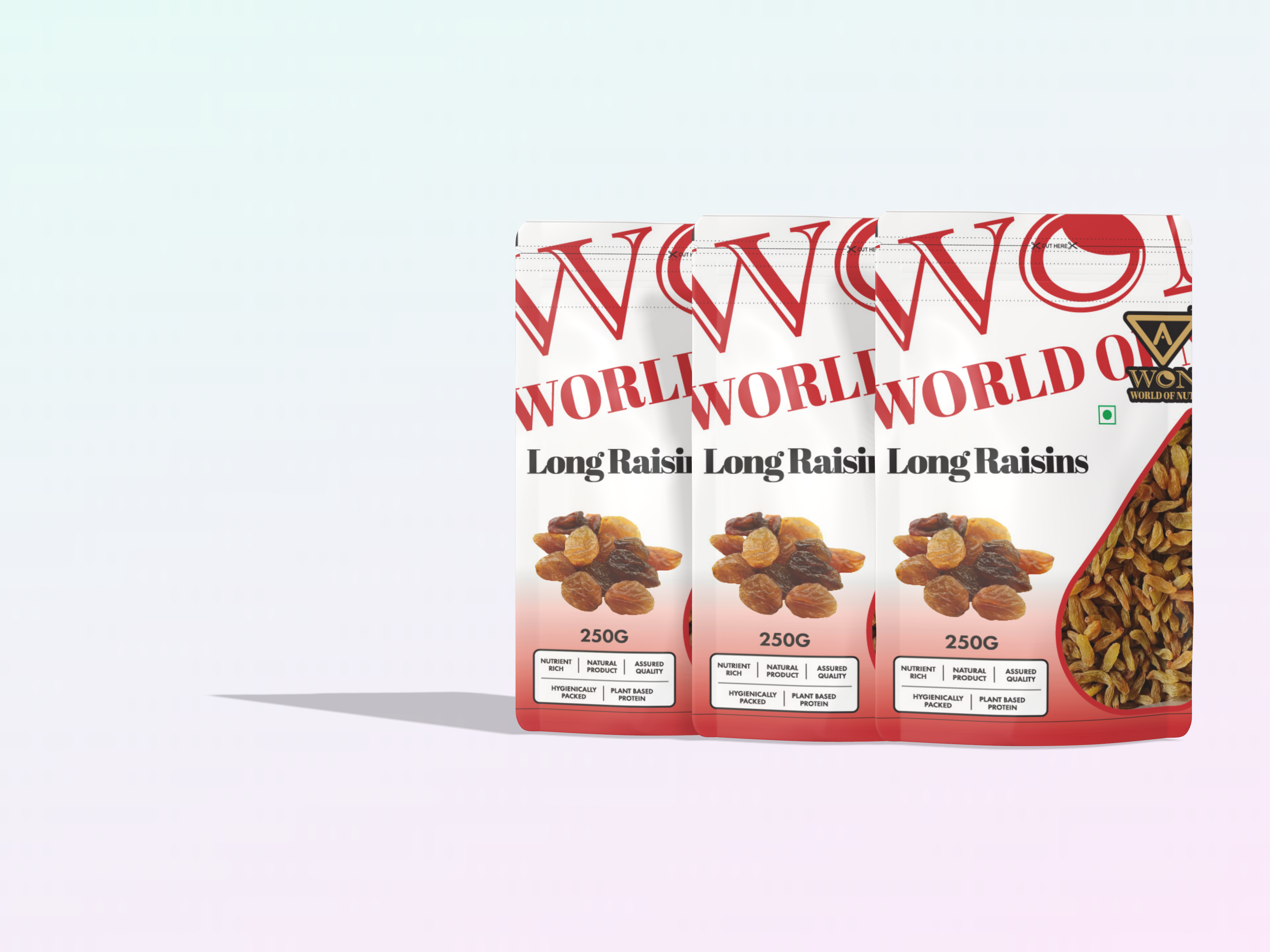 Triple pack AWON raisins – natural sweetness combo