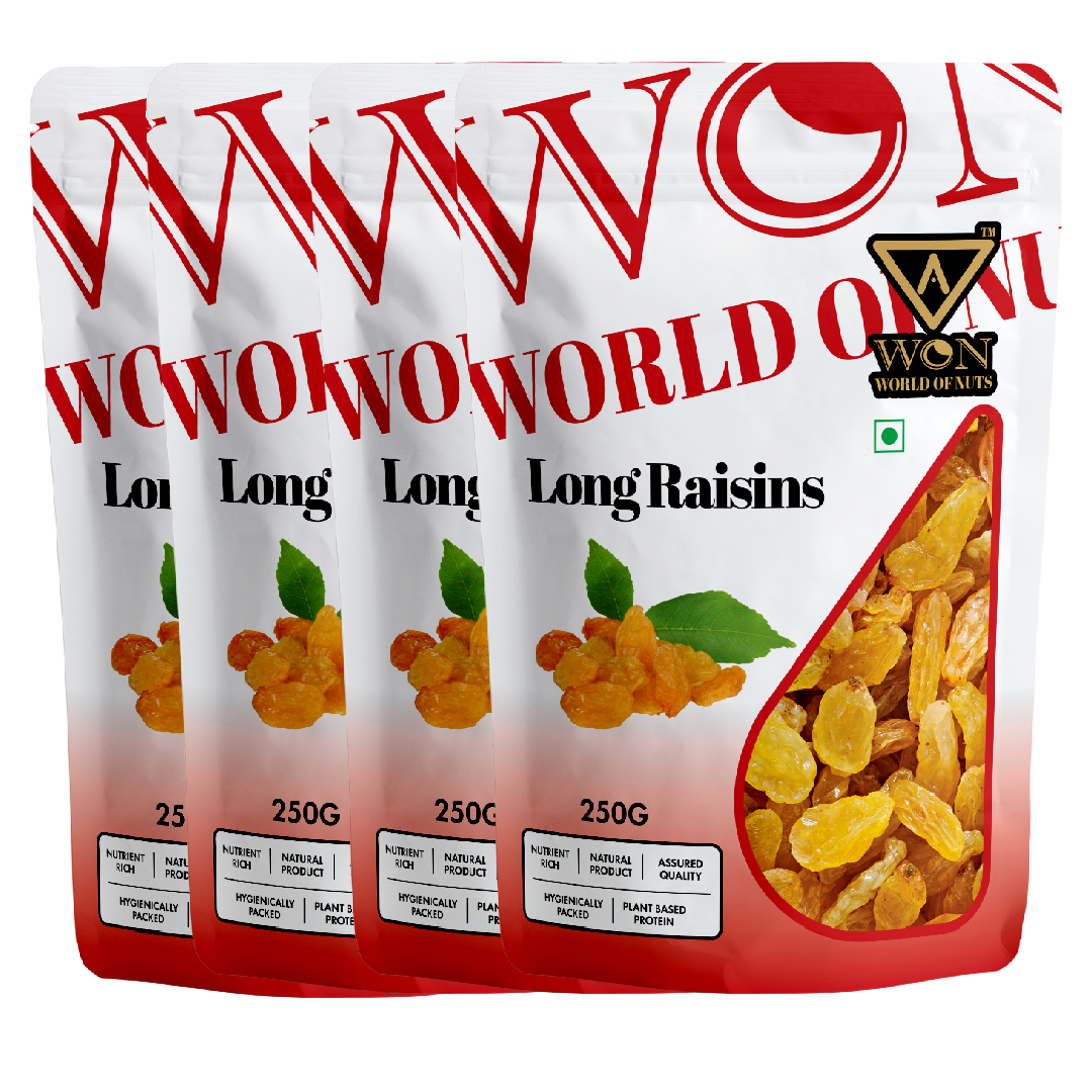 AWON Raisins Pack of 4 – premium family pack dry fruits