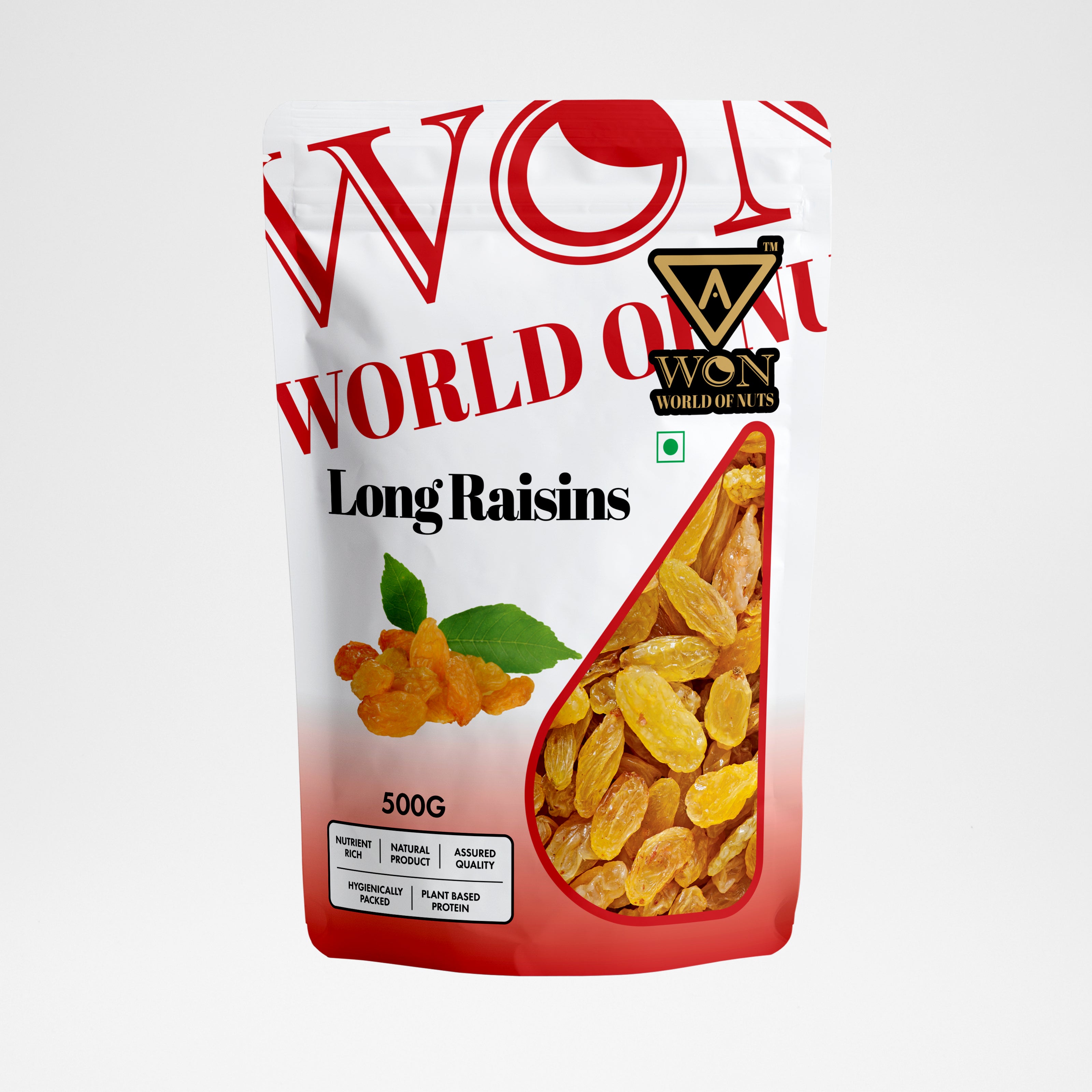 FSSAI certified raisins 500g – AWON hygienic packaging