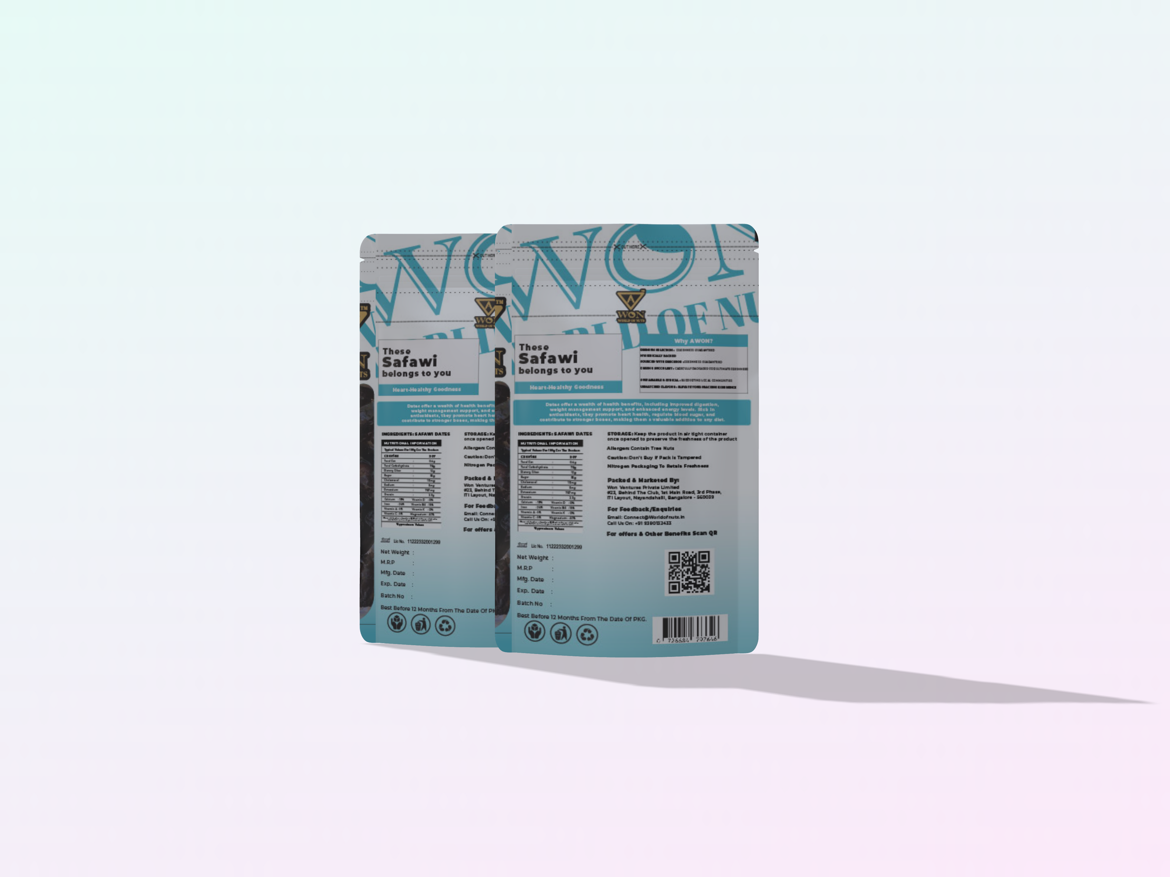 AWON soft dates twin pack