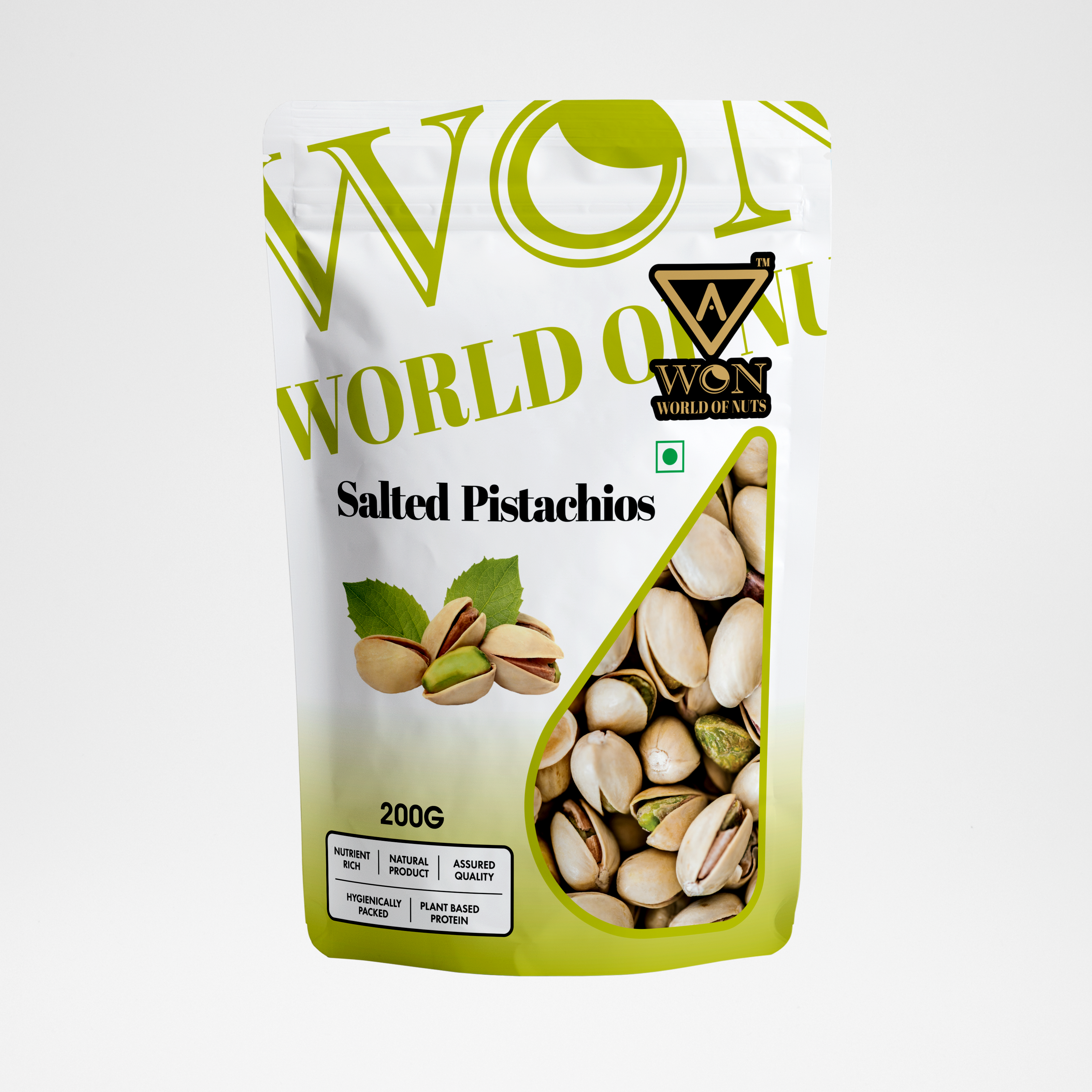 AWON salted pistachios 200g pack