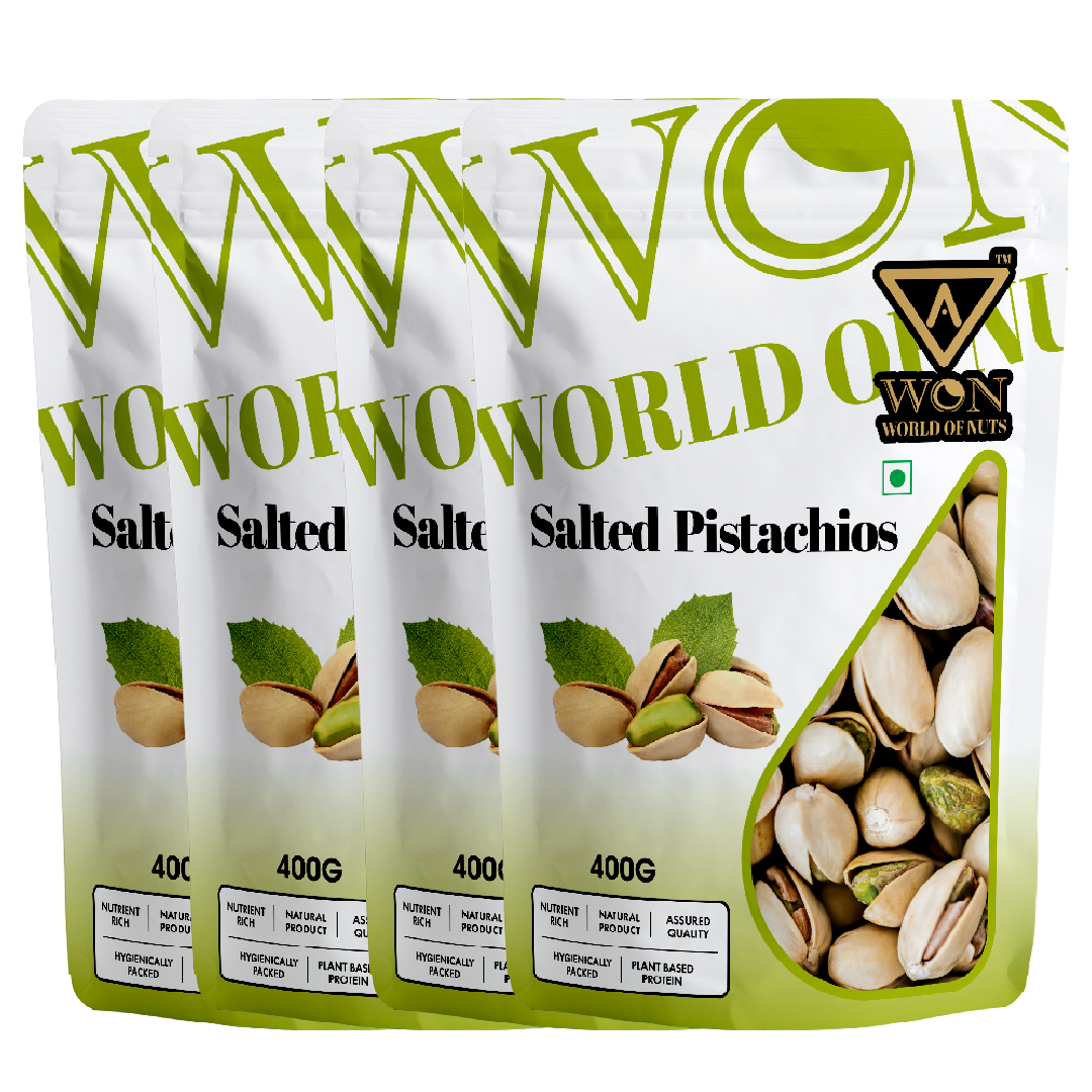 AWON salted pistachios pack of 4