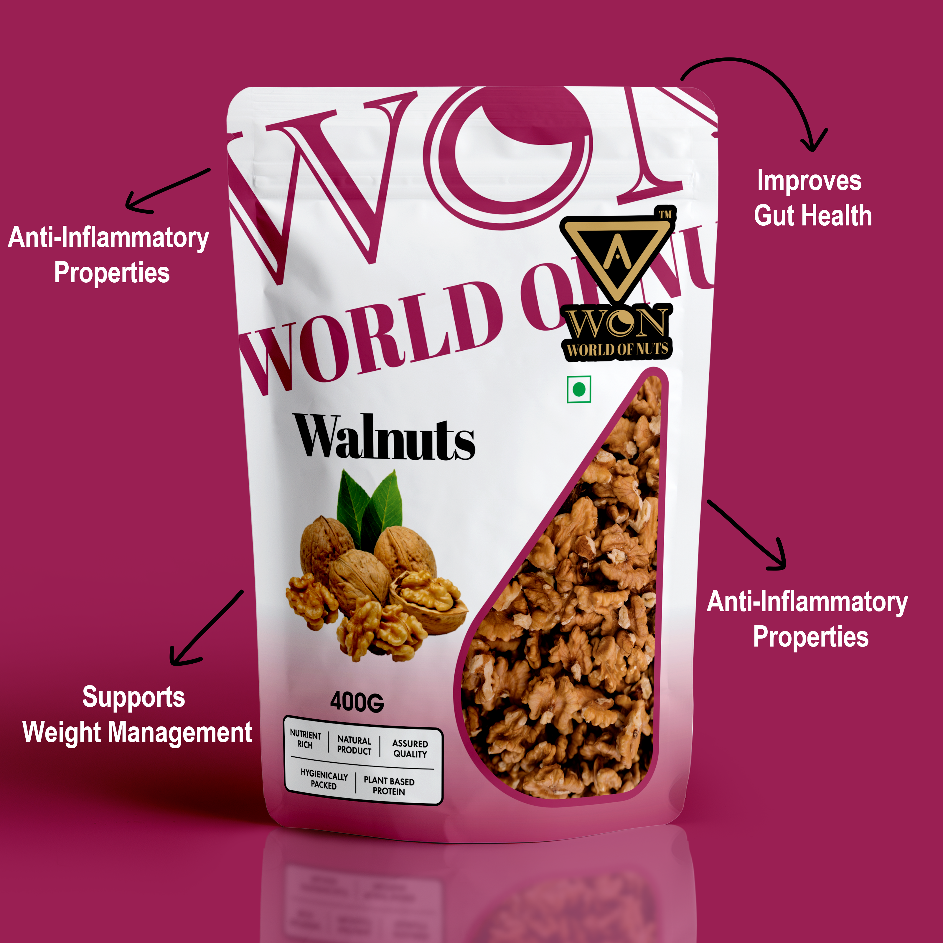 AWON walnuts 400g pack