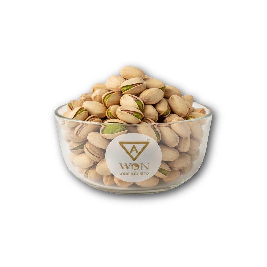 AWON Premium California Salted Pistachios  close up