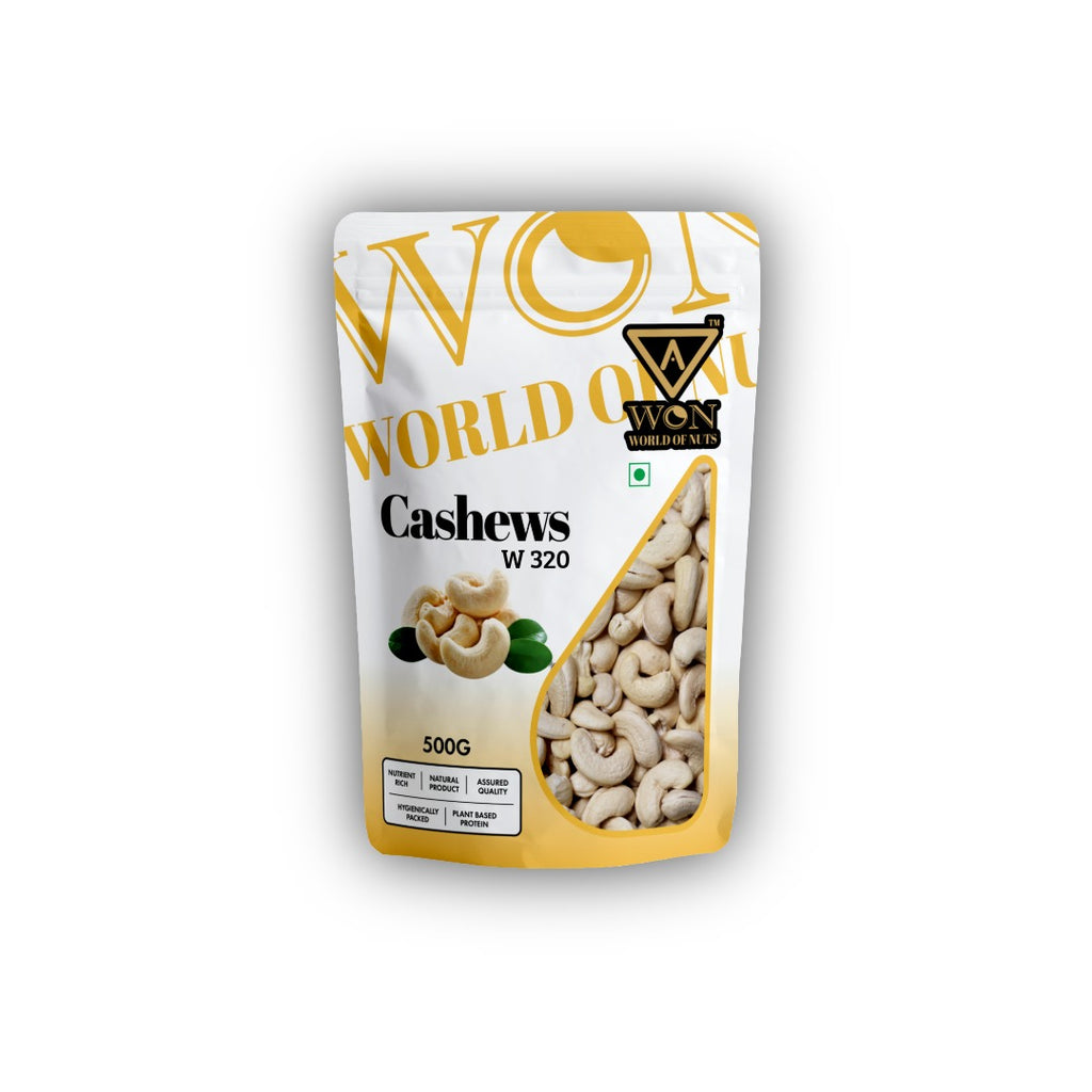 AWON W320 premium cashew nuts pack front view